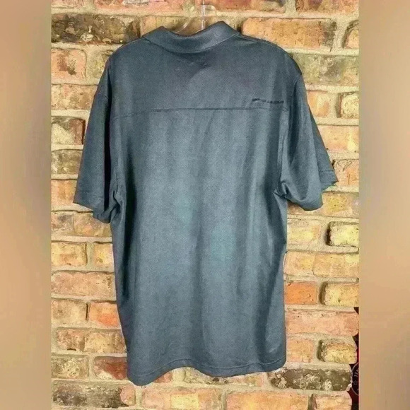 Under Armour Men's Polo Performance Large Gray Short Sleeves Shirt - Picture 3 of 3